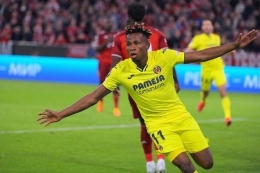 Gelandang Villareal,Samuel Chukweze.Foto:Jose Jordan/AFP/bolasport.com