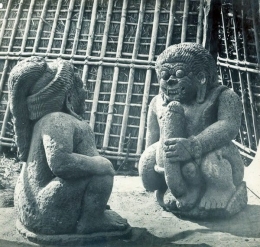 Arca kuno di Gaprang, Blitar (Sumber: KITLV melalui id.wikipedia.org)