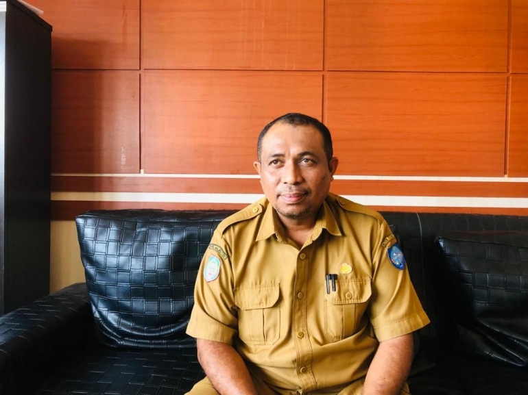 Kepala DKP Kota Ternate Faisal Harun D. H (Foto: Umam)