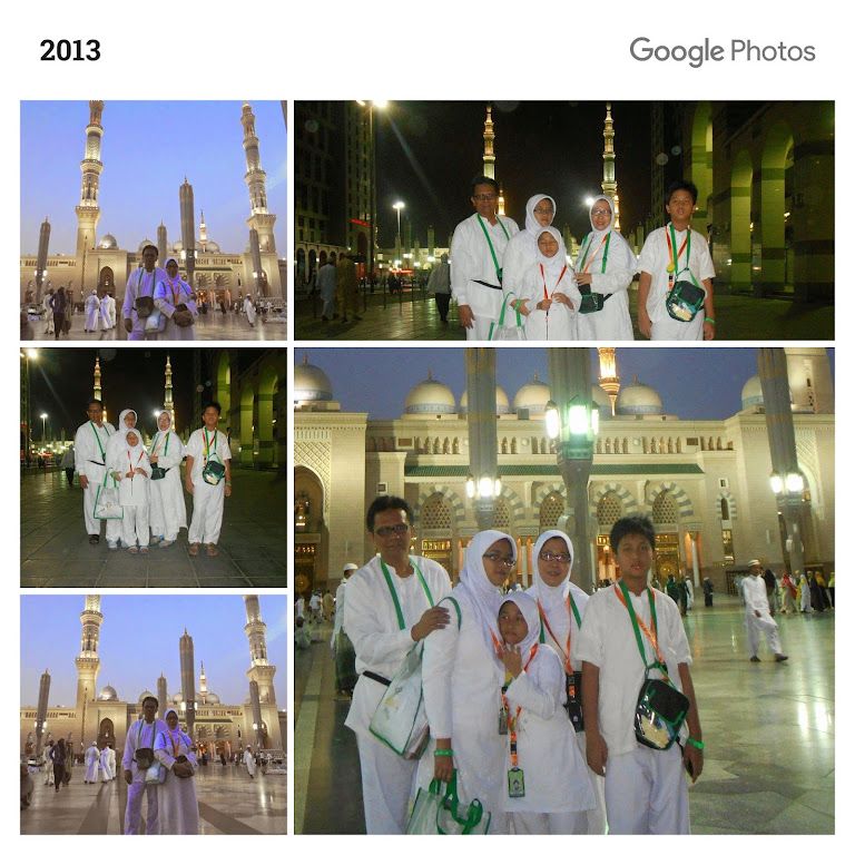 Image: salah satu perjalanan umrah keluarga kami dari beberapa kali yang pernah dilakukan (dokpri)