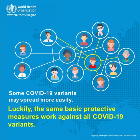 Covid-19 vaccine campaign against brand discrimination. Credit: World Health Organization West Pacific Region (2021).