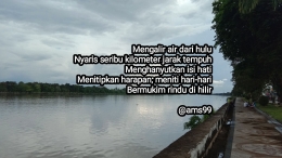 Puisi Ada yang Bermukim di Sungai Mahakam / Dokpri @ams99 By. TextArt 