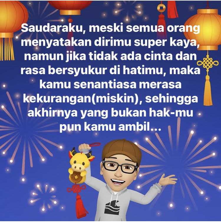 Image: JIka tidak ada cinta dan rasa bersyukur dihatimu... (by Merza Gamal)