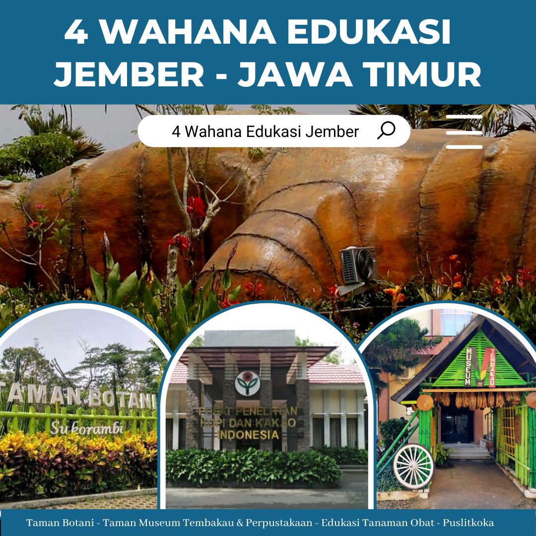 4 Wisata Edukasi Di Jember, Jawa Timur Sebagai Tempat Liburan Dan ...