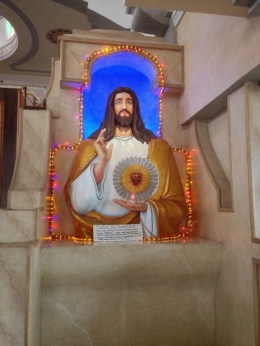 Image: Patung Yesus versi India di dalam Gereja (by Merza Gamal)