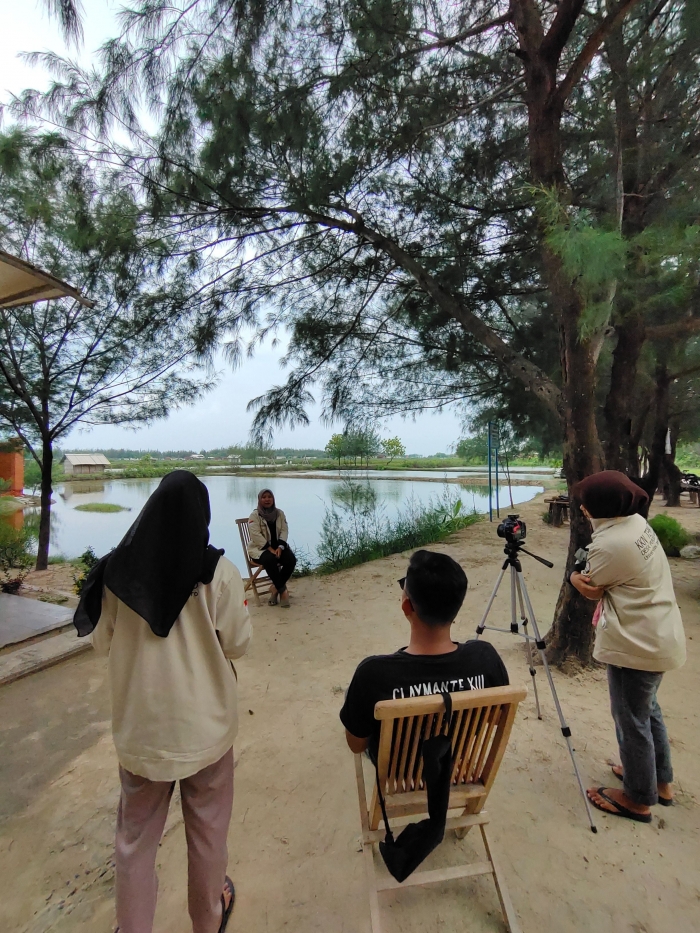 Foto: Salah satu proses produksi video dokumenter