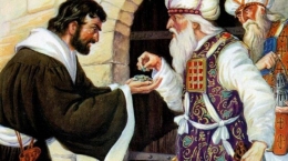 Judas Iskariot Menjual Yesus (sumber gambar: manado.tribunnews.com)