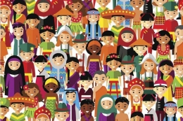 Ilustrasi Relasi Agama dan Multikulturalisme. Sumber : Edukasi Kompas