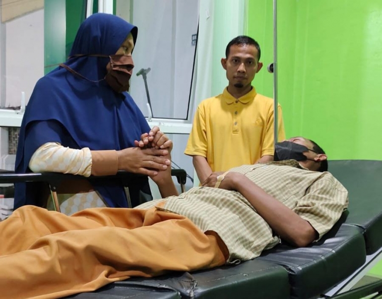 Foto pasien di RSUD Sultan Sulaiman (dokumentasi pribadi)