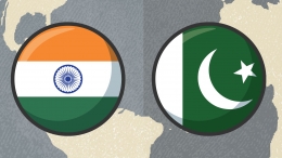 Gambar 1. India dan Pakistan (Gambar original oleh Dilla Aisyah Damayanti)