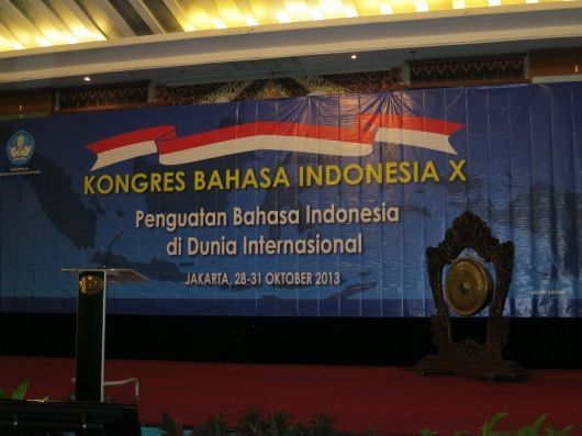 Kongres Bahasa Indonesia X. (Foto : Henri Daros)