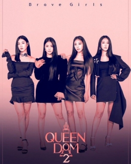 Poster resmi Brave Girls untuk Queendom2 (Sumber:Allkpop)