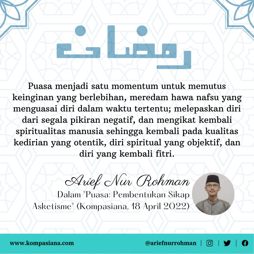 Sebuah kutipan penulis (Sumber: Dok. Pribadi) Desain by. Canva