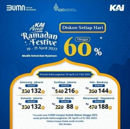 Pamflet Ramadan Festive KAI (sumber: jatimnow.com)