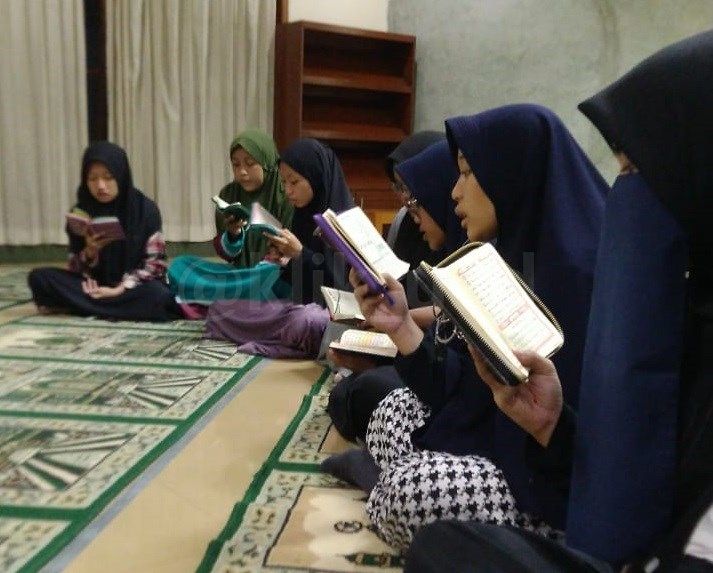 Tahsinul Quran IMM PBII Universitas Ahmad Dahlan (UAD) (Foto: Widia)