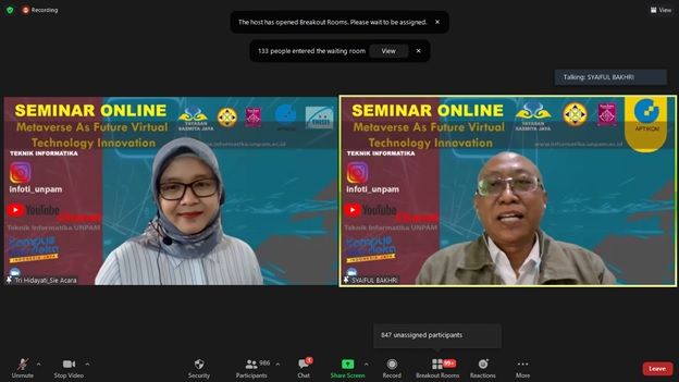 Gambar 1. Sambutan dan Pembukaan oleh Dekan Fakultas Teknik dan MIPA, dokpri
