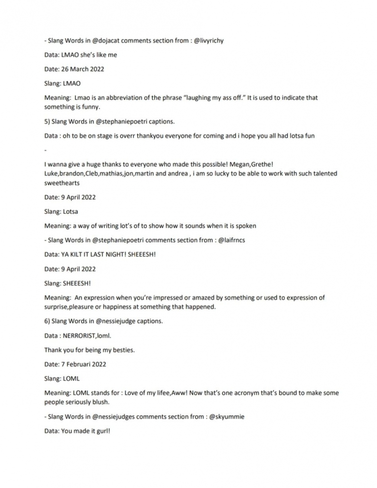 Slang Words Used In Instagram Halaman All Kompasiana Com Slang Words Used In Instagram Halaman All Kompasiana Com