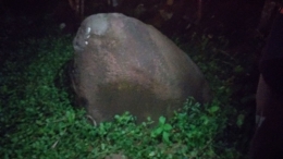 Batu yang ada di situs Watu Siouw Kurur | Dokpri 