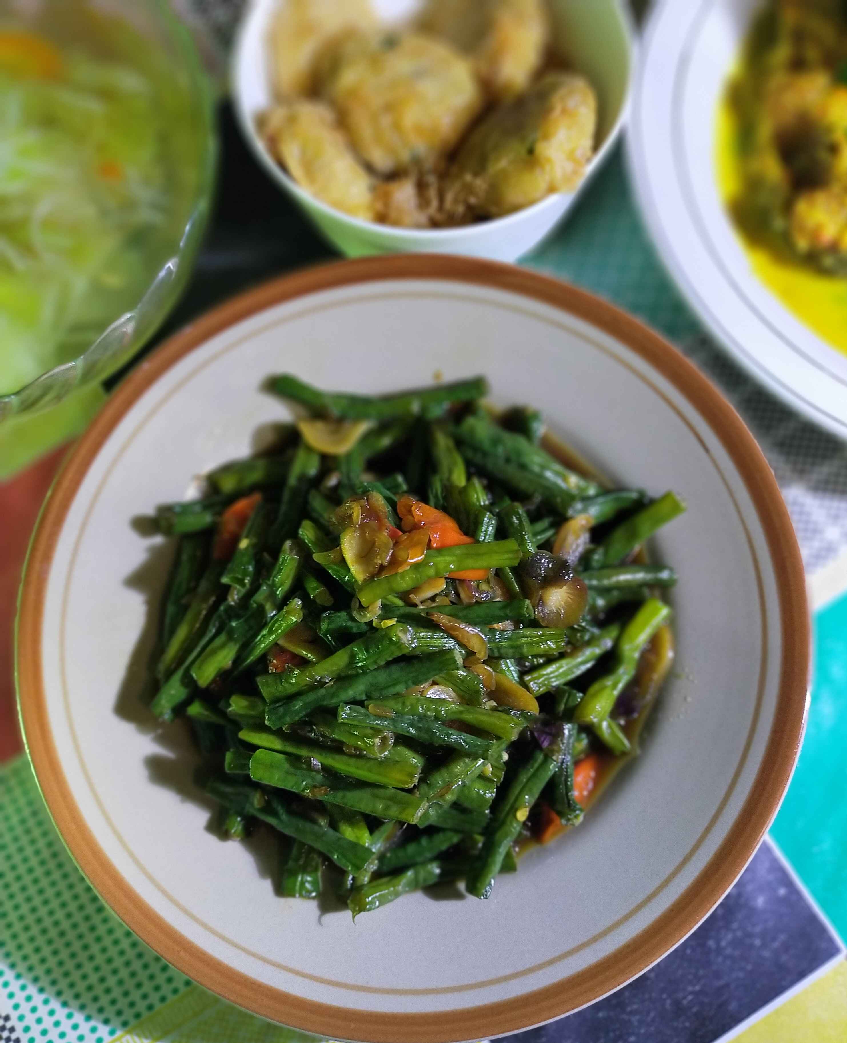 Tumis Kacang Panjang Bumbu Iris lezat sekali | Foto: Siti Nazarotin