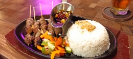 Sate maranggi jadi salah satu pilihan bukber (dokpri) 