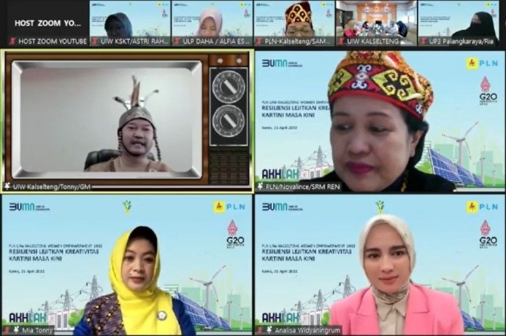 Webinar Peringatan Kartini PLN UIW Kalselteng 2022, Dok. Pribadi