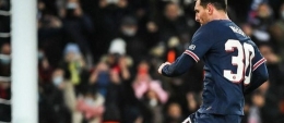 Leonel Messi di klub Paris Saint-Germain | Sumber gambar: kompas.com