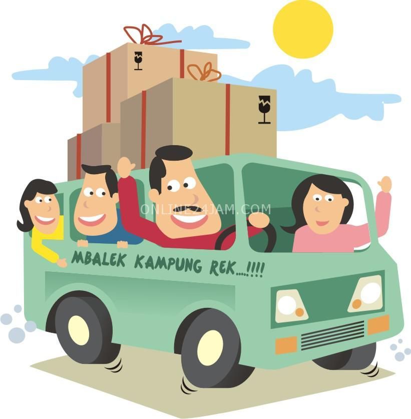 Ilustrasi Mudik (dok.http://online24jam.com/Pinterest)