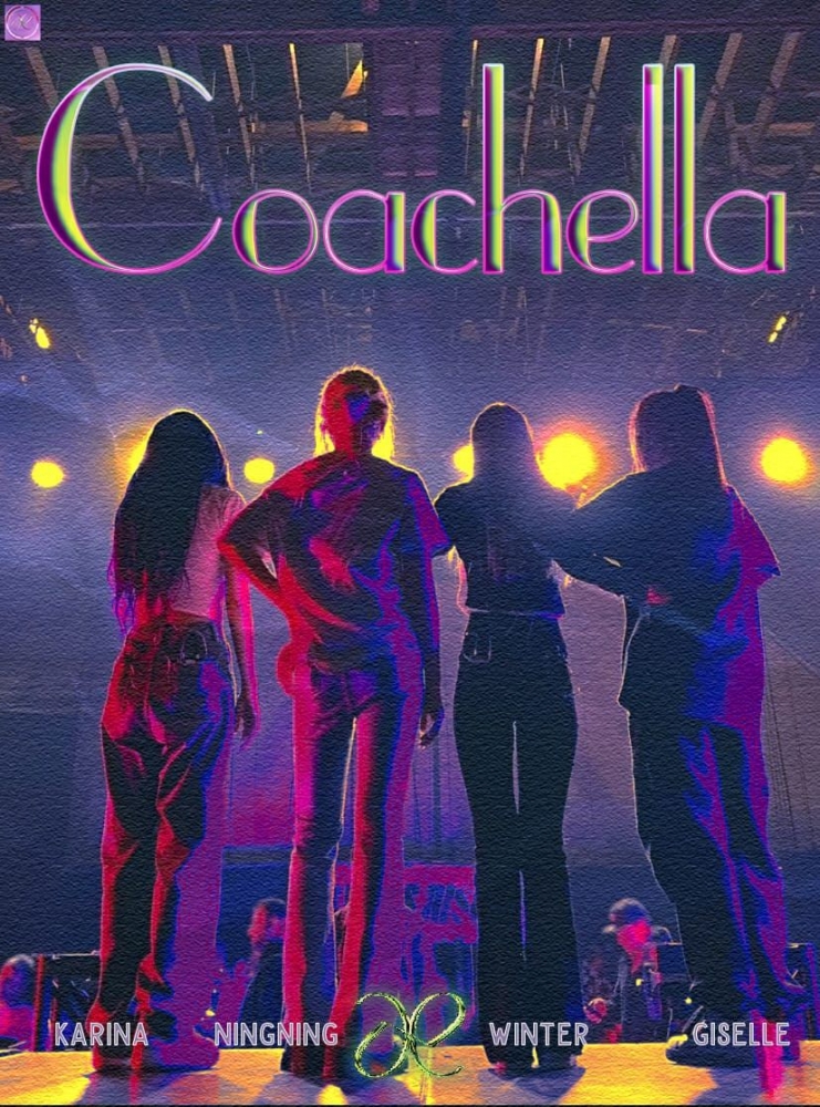 Poster Resmi Aespa's reherasal for Coachella 2022 from:@aespa_official twitter