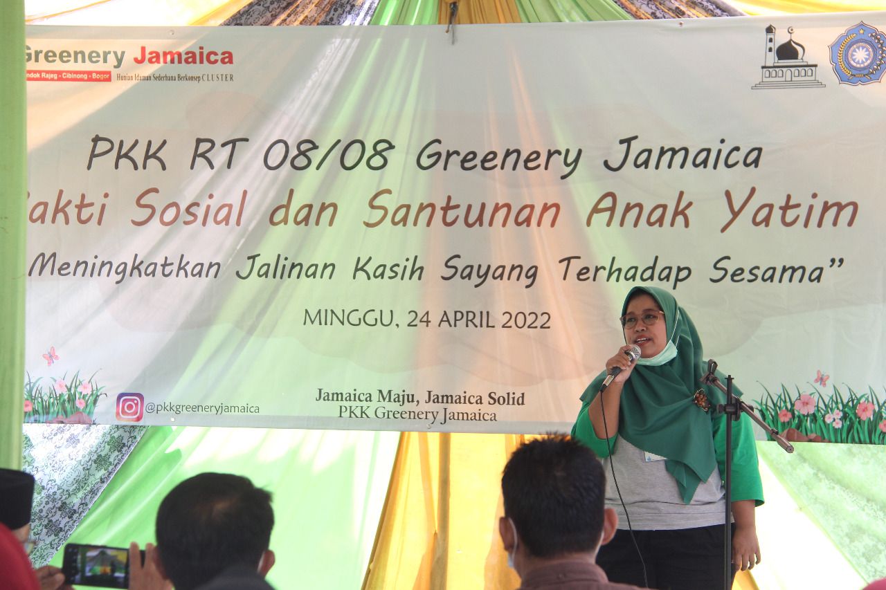 Ketua PKK RT 08 Greenery Jamaica, Putri Wijayanti (dokumentasi RT 08 Greenery Jamaica)