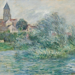 Salah satu lukisan koleksi Marcos seharha US$4,3 juta karya Claude Monet,  L'glise Vtheuil (1881). Photo: I Christie's  