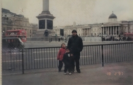 Trafalgar Square dan Red London Bus | Dokpri