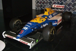 Williams FW14B, mobil tercanggih dan termahal di jamannya. ( Foto: Wikipedia. Fotografer: Mikelo)