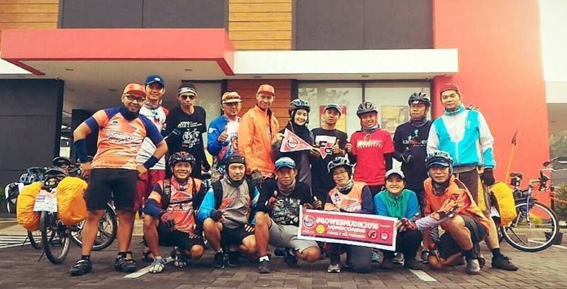 Peserta Gowes Mudik (Foto Wini Andriani CLB)