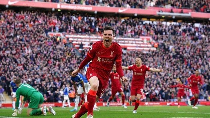 Liverpool menang pada laga derbi Merseyside (kompas.com)