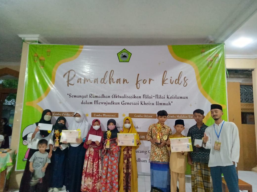source : Ramadhan for Kids Masjid Jami' Nurul Ulum Pucang Gading Semarang/koleksi pribadi