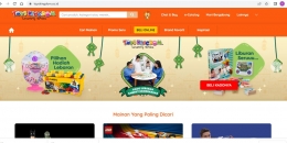 Website resmi Toys Kingdom Indonesia. | Tangkap layar dari website resmi Toys Kingdom