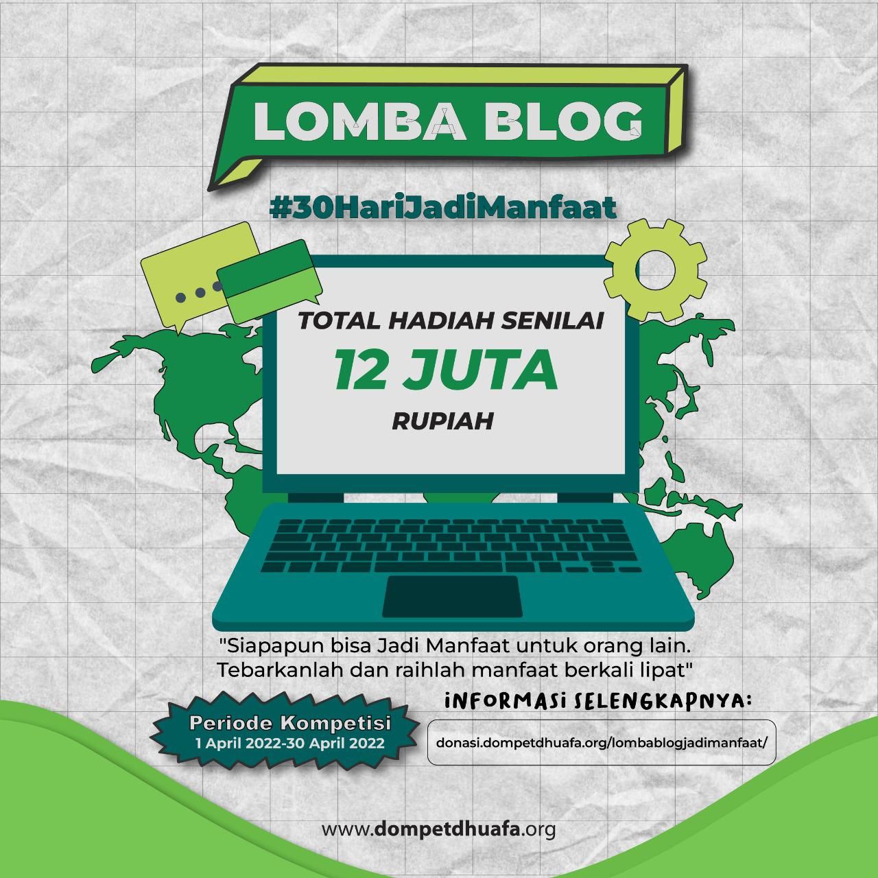 https://donasi.dompetdhuafa.org/lombablogjadimanfaat/