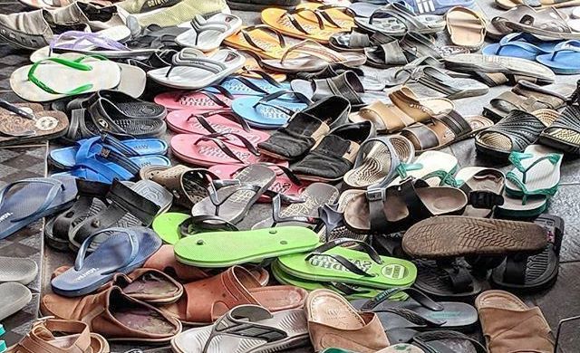 Tips Agar Sandal Tidak Hilang di Masjid (Twitter infodepok_id)