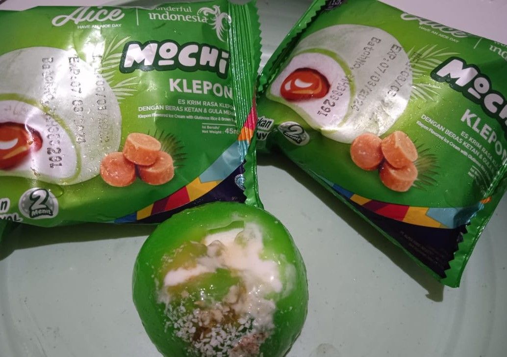 Uniknya Aice Mochi Klepon, Dokpri