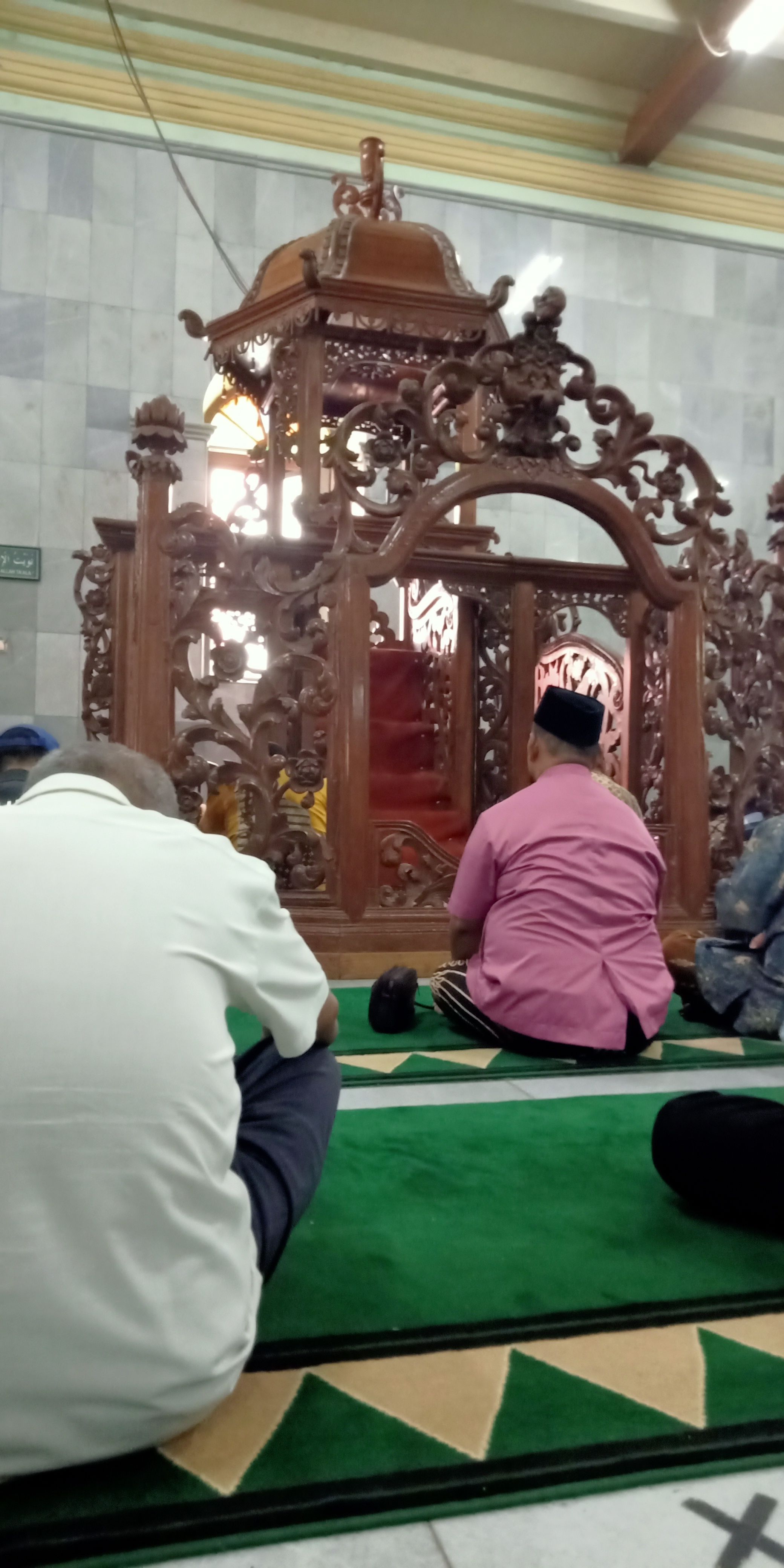 berdiam diri di masjid. Dokpri