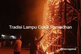 Image: Masyarakat bergotong royong membuat ornamen lampu colok untuk ikutan Festival Lampu Colok di Pekanbaru sebelum pandemi (by Merza Gamal)