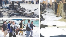Serangan bom di wilayah Shia di Kabul. Dua puluh tujuh pelajar jadi korban  dalam serangan ini. | Sumber: Iran Press