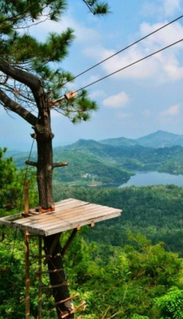 Desa Wisata Kalibiru (photo discoveryourindonesia.com via pinterest)