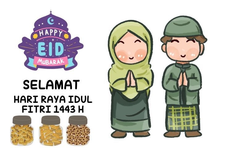 Selamat Hari Raya. Pic:Kolpri olahan Canva