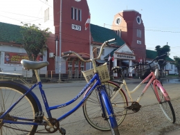 Ngabuburit asyik nyari Aice Mochi dengan sepeda  (Dokumentasi pribadi Nurul Mutiara R.A)