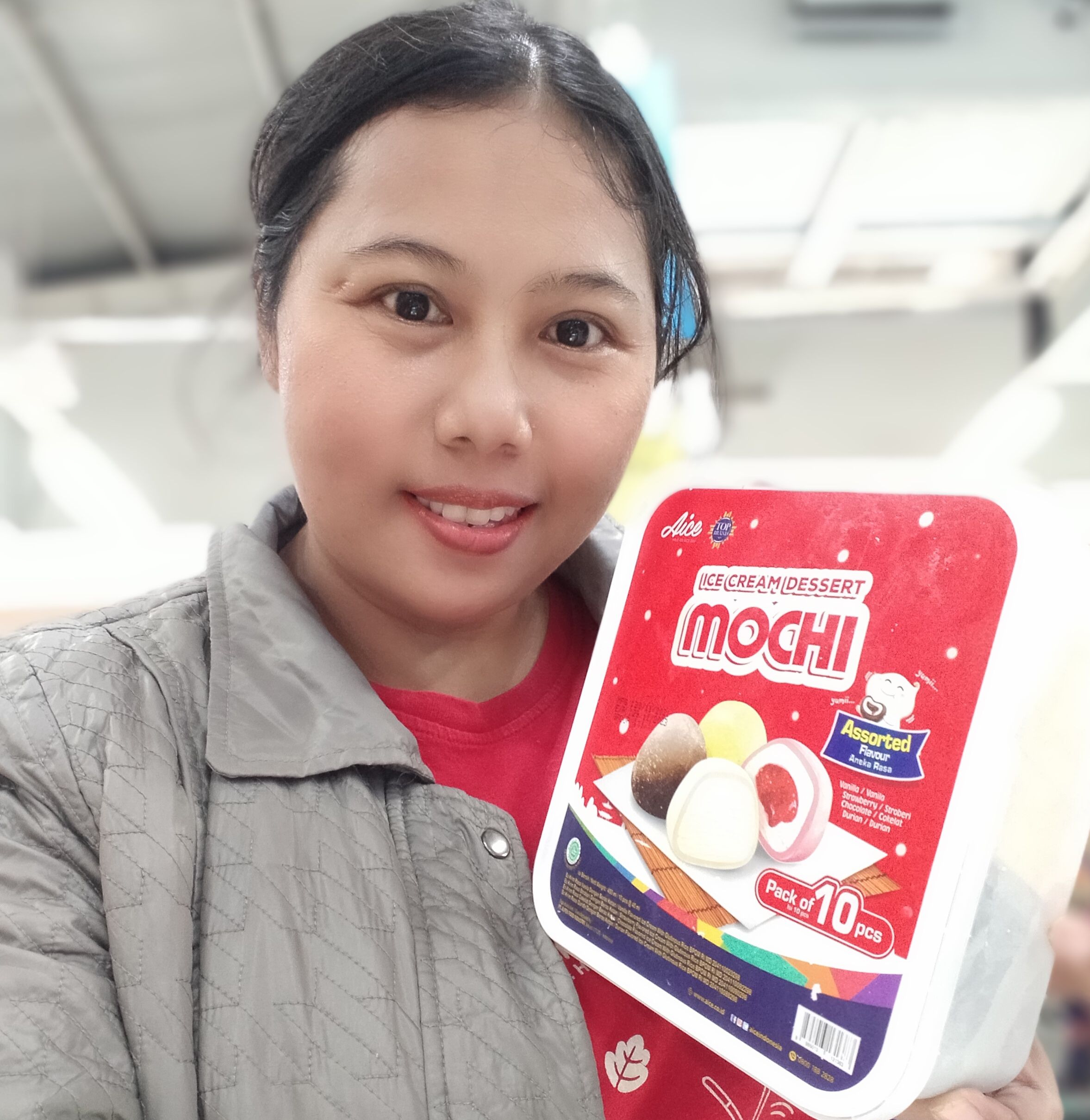Dok Pro. Borong kemasan Eksklusif Mochi Aice Aneka rasa di modern Market