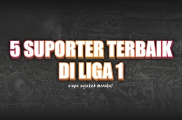 Opening 5 Suporter fanatik dan berpengaruh bagi klub di Liga 1 Indonesia. Sumber Foto: bolanas.com, merahputih, bolasport.com, dll.