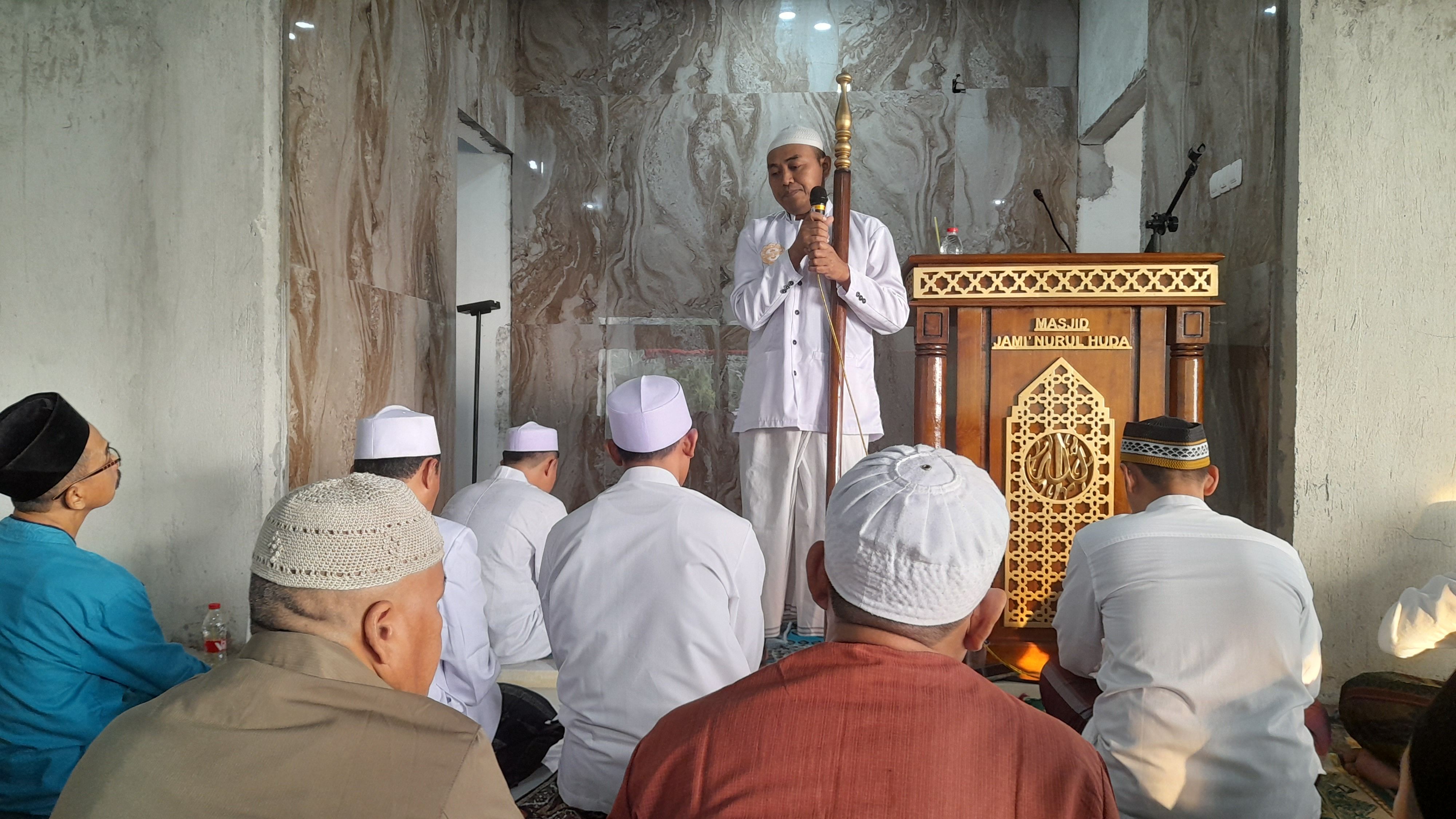 Suasana sholat ied di masjid Nurul Huda (Dokpri)