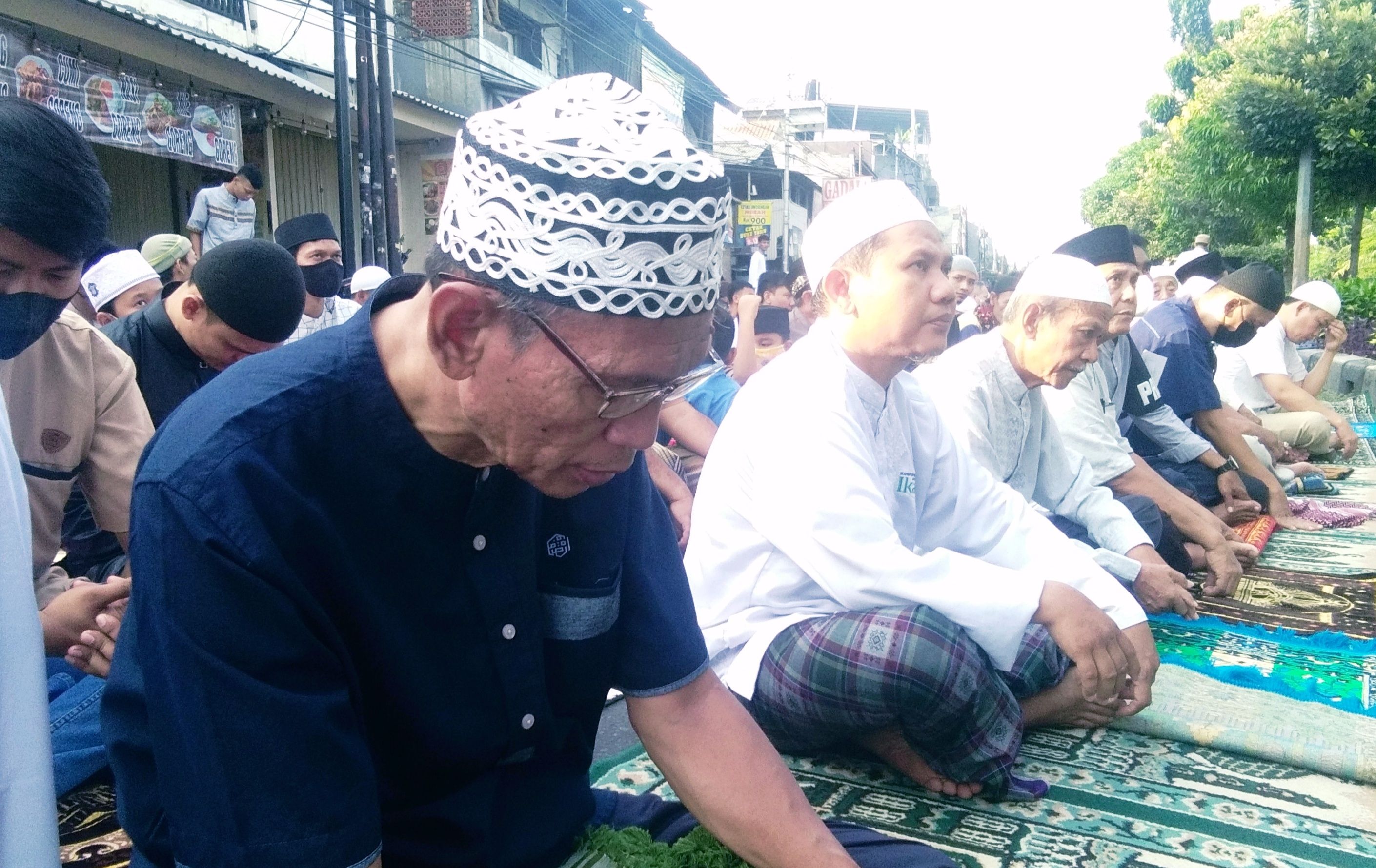 Jama'ah Shalat Iedul Fitri 1443 H di Sukamulia Raya. Foto : As12