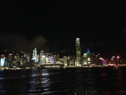 Hong Kong di waktu malam: Dokpri